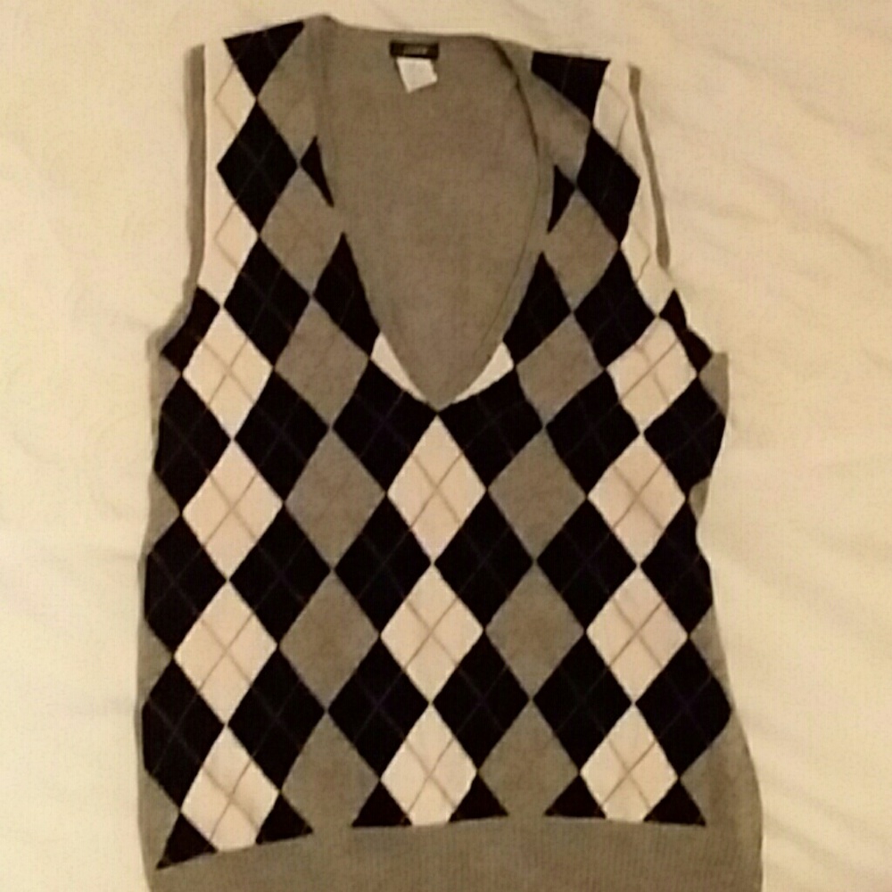 Argyle vest